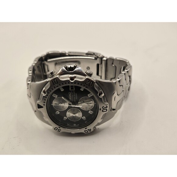 Seiko 7T32-6M49 Stainless Steel 42.5mm Chronograph Alarm Watch. Excellent. - Picture 10 of 15